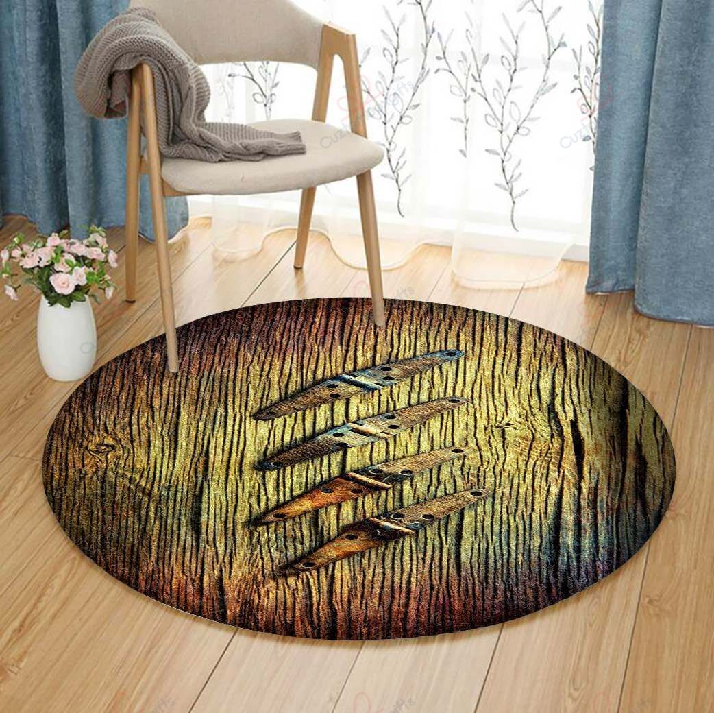Tools On Wood Round Carpet Floor Rug Living Room Bedroom Decor Round Area Rug Carpet Tools On Wood Round Carpet Floor Rug Living Room Bedroom Decor Round Area Rug Carpet