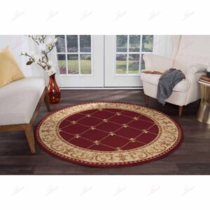Traditional Border Round Carpet Floor Rug Living Room Bedroom Decor Round Area Rug Carpet