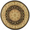 Traditional Oriental Flower Round Carpet Floor Rug Living Room Bedroom Decor Round Area Rug Carpet