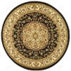 Traditional Oriental Flower Round Carpet Floor Rug Living Room Bedroom Decor Round Area Rug Carpet