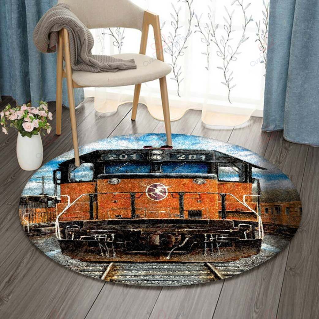 Train 201 Round Carpet Floor Rug Living Room Bedroom Decor Round Area Rug Carpet Train 201 Round Carpet Floor Rug Living Room Bedroom Decor Round Area Rug Carpet