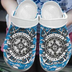 Travel Personalized Clog Custom Crocs Comfortablefashion Style Comfortable For Women Men Kid Print 3D Sea Wanderer