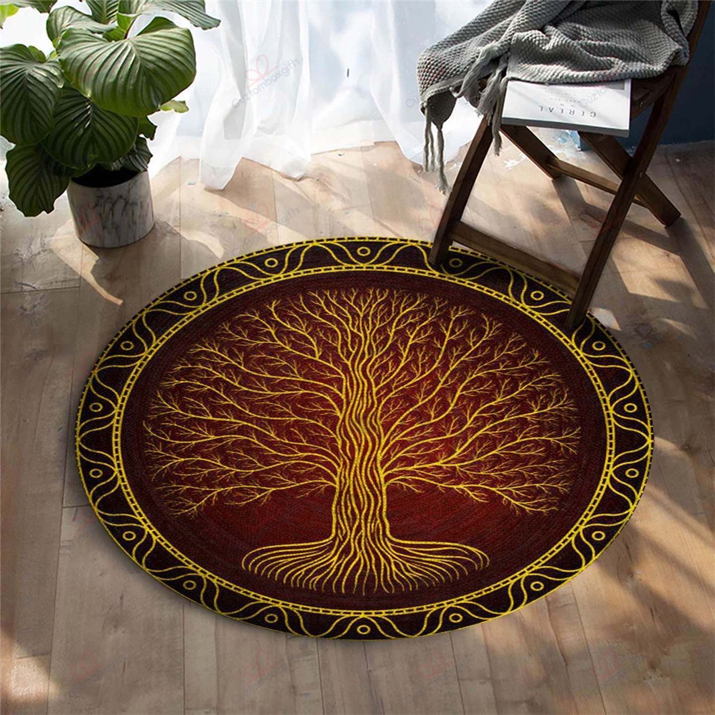 Tree Of Life 1 Round Carpet Floor Rug Living Room Bedroom Decor Round Area Rug Carpet Tree Of Life 1 Round Carpet Floor Rug Living Room Bedroom Decor Round Area Rug Carpet
