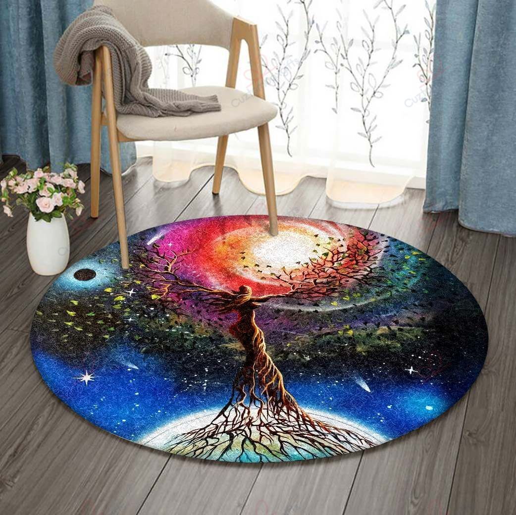 Tree Of Life Mother Of Nature Round Carpet Floor Rug Living Room Bedroom Decor Round Area Rug Carpet Tree Of Life Mother Of Nature Round Carpet Floor Rug Living Room Bedroom Decor Round Area Rug Carpet
