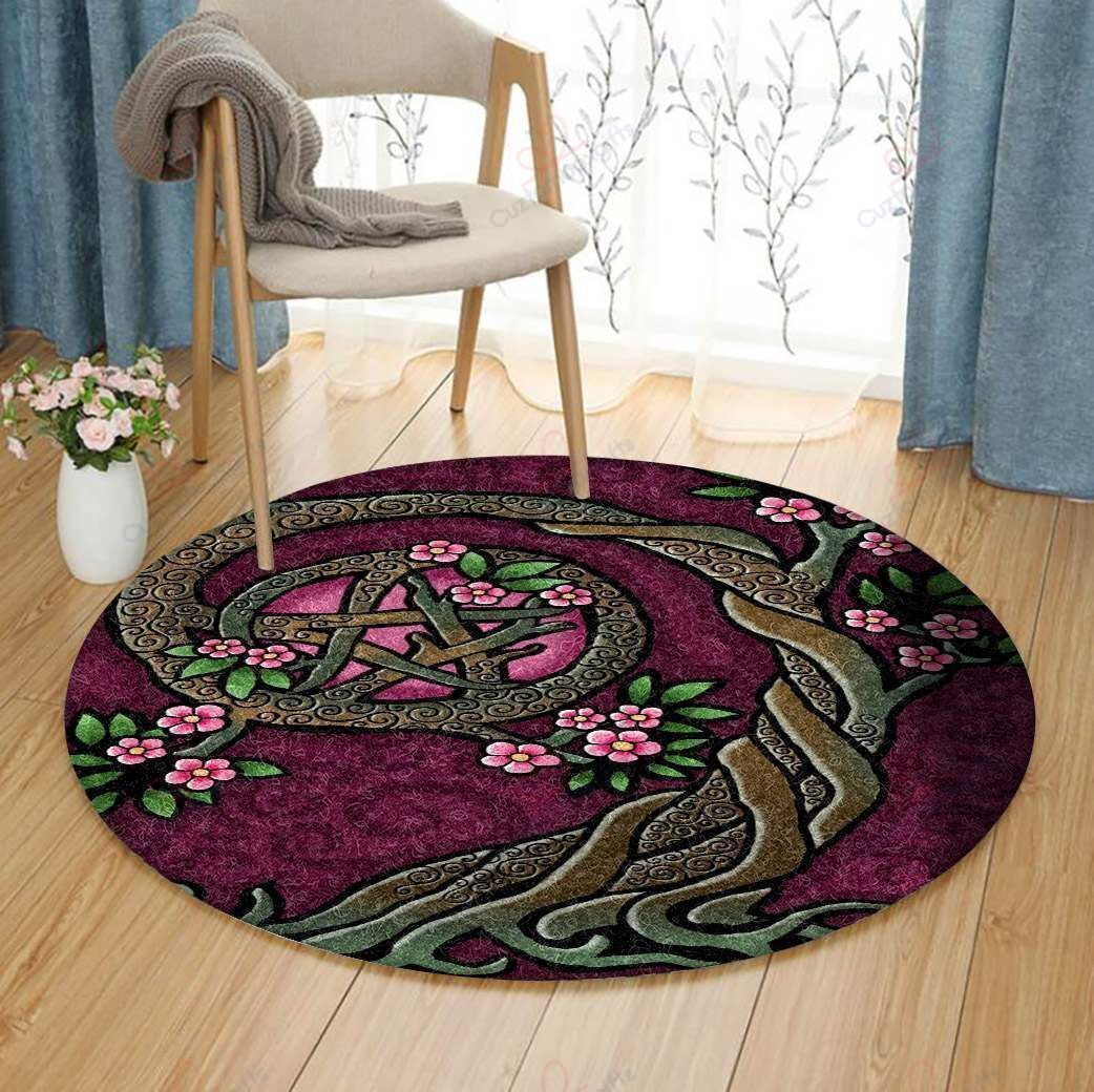Tree Of Life Peach Round Carpet Floor Rug Living Room Bedroom Decor Round Area Rug Carpet Tree Of Life Peach Round Carpet Floor Rug Living Room Bedroom Decor Round Area Rug Carpet