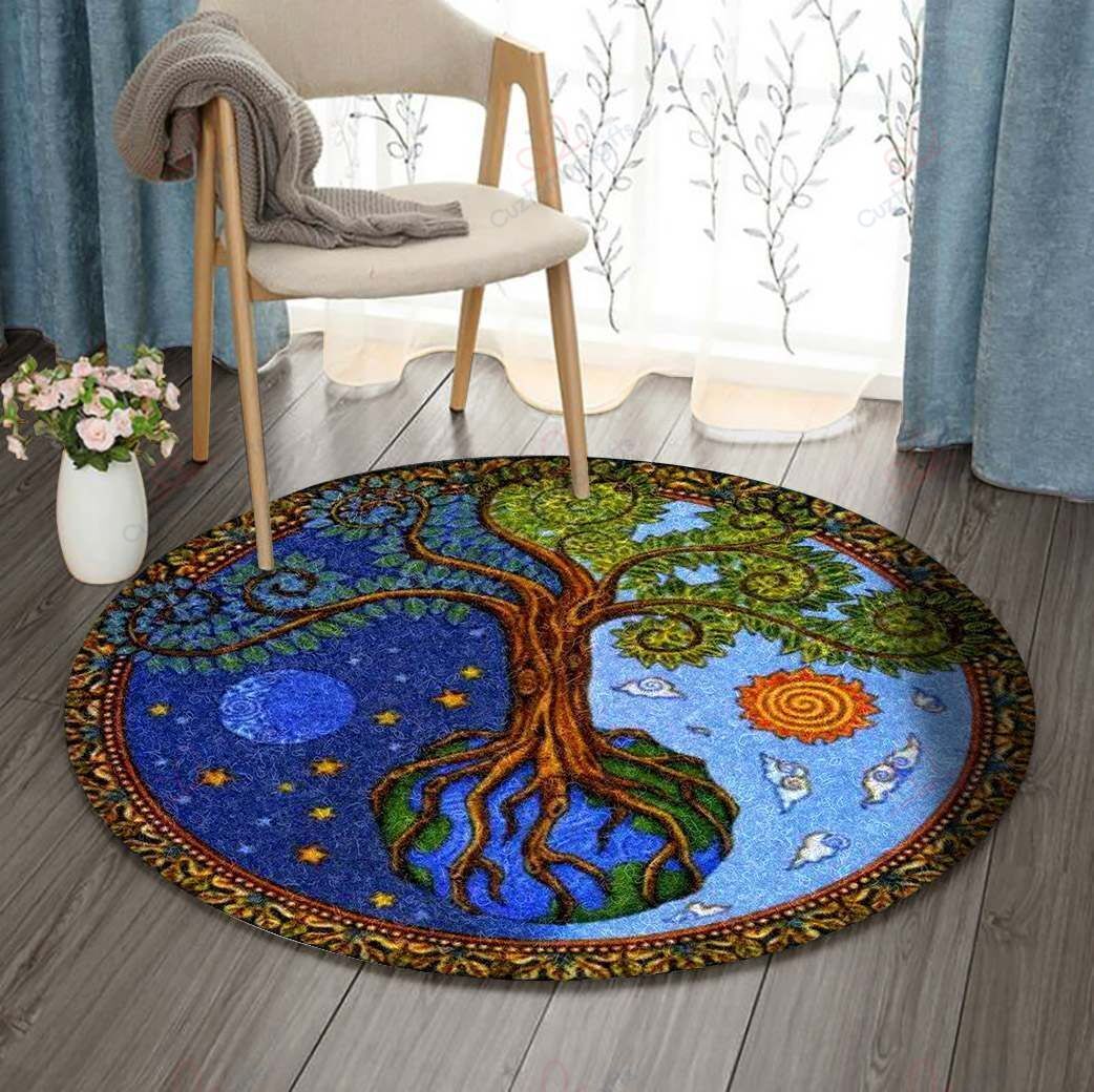 Tree Of Life Sky Round Carpet Floor Rug Living Room Bedroom Decor Round Area Rug Carpet Tree Of Life Sky Round Carpet Floor Rug Living Room Bedroom Decor Round Area Rug Carpet