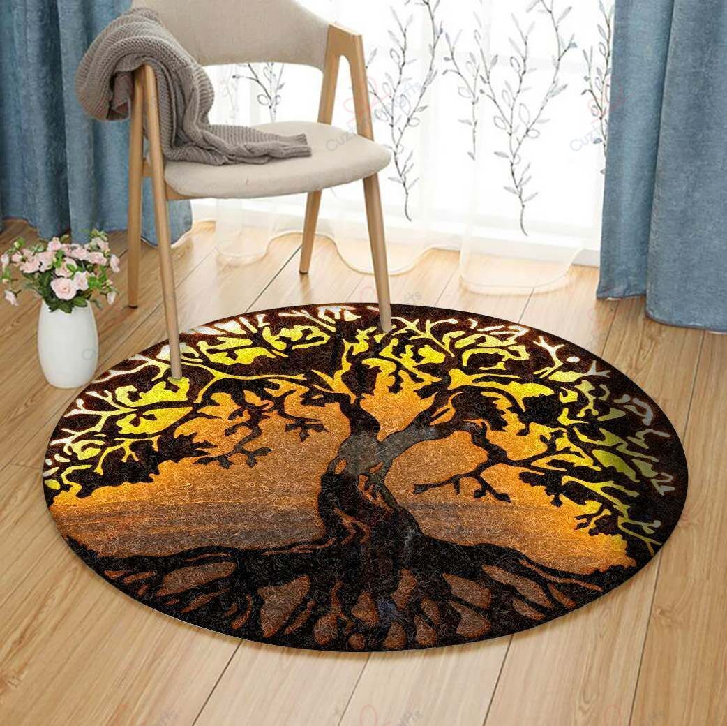 Tree Of Life Sun Round Carpet Floor Rug Living Room Bedroom Decor Round Area Rug Carpet Tree Of Life Sun Round Carpet Floor Rug Living Room Bedroom Decor Round Area Rug Carpet