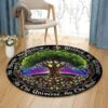 Tree Of Life Universe Round Carpet Floor Rug Living Room Bedroom Decor Round Area Rug Carpet