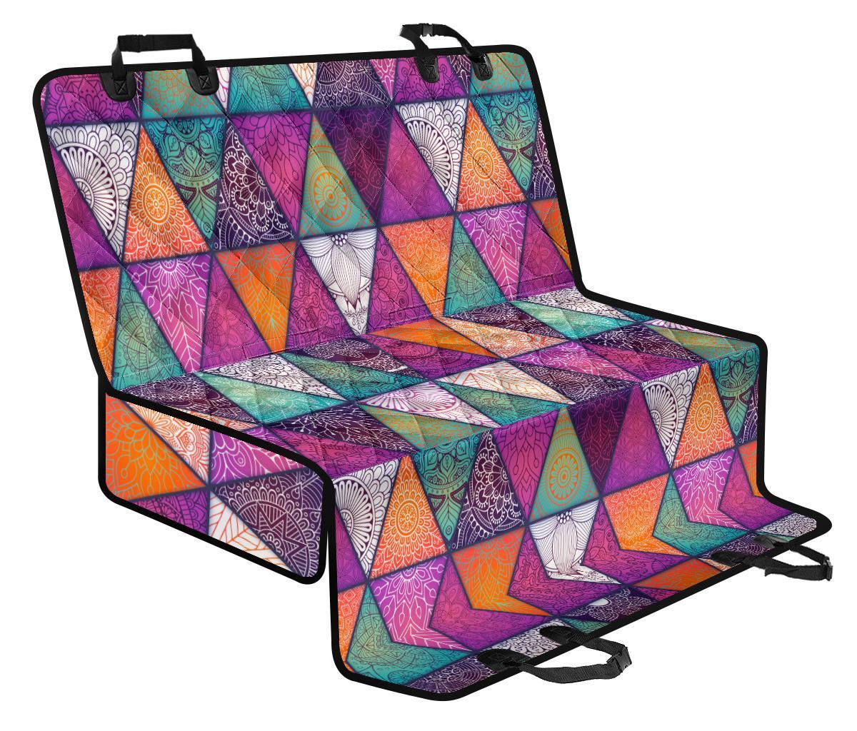 Triangle Bohemian Mandala Pattern Print Pet Car Back Seat Cover - 40a56db70c50 Triangle Bohemian Mandala Pattern Print Pet Car Back Seat Cover - 40a56db70c50