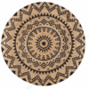Tribal Circle Round Carpet Floor Rug Living Room Bedroom Decor Round Area Rug Carpet