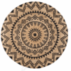 Tribal Circle Round Carpet Floor Rug Living Room Bedroom Decor Round Area Rug Carpet