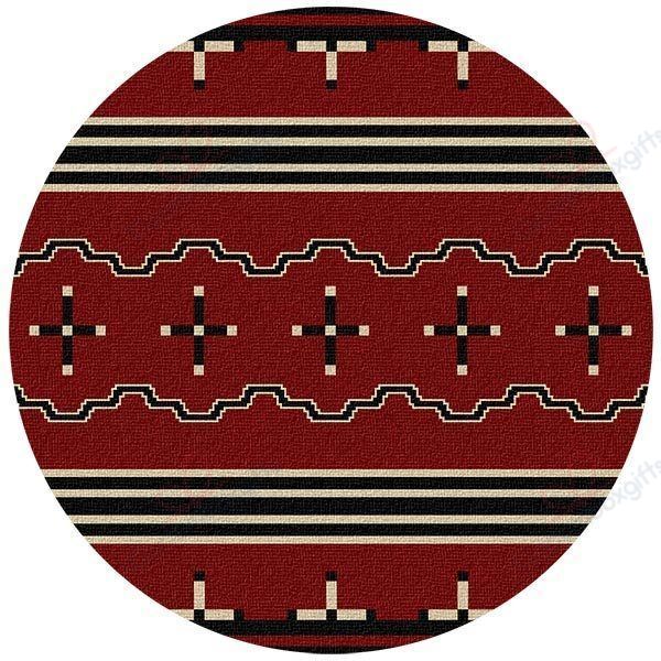 Tribal Leader Red Round Carpet Floor Rug Living Room Bedroom Decor Round Area Rug Carpet Tribal Leader Red Round Carpet Floor Rug Living Room Bedroom Decor Round Area Rug Carpet