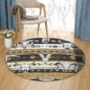 Tribal Skull Round Carpet Floor Rug Living Room Bedroom Decor Round Area Rug Carpet