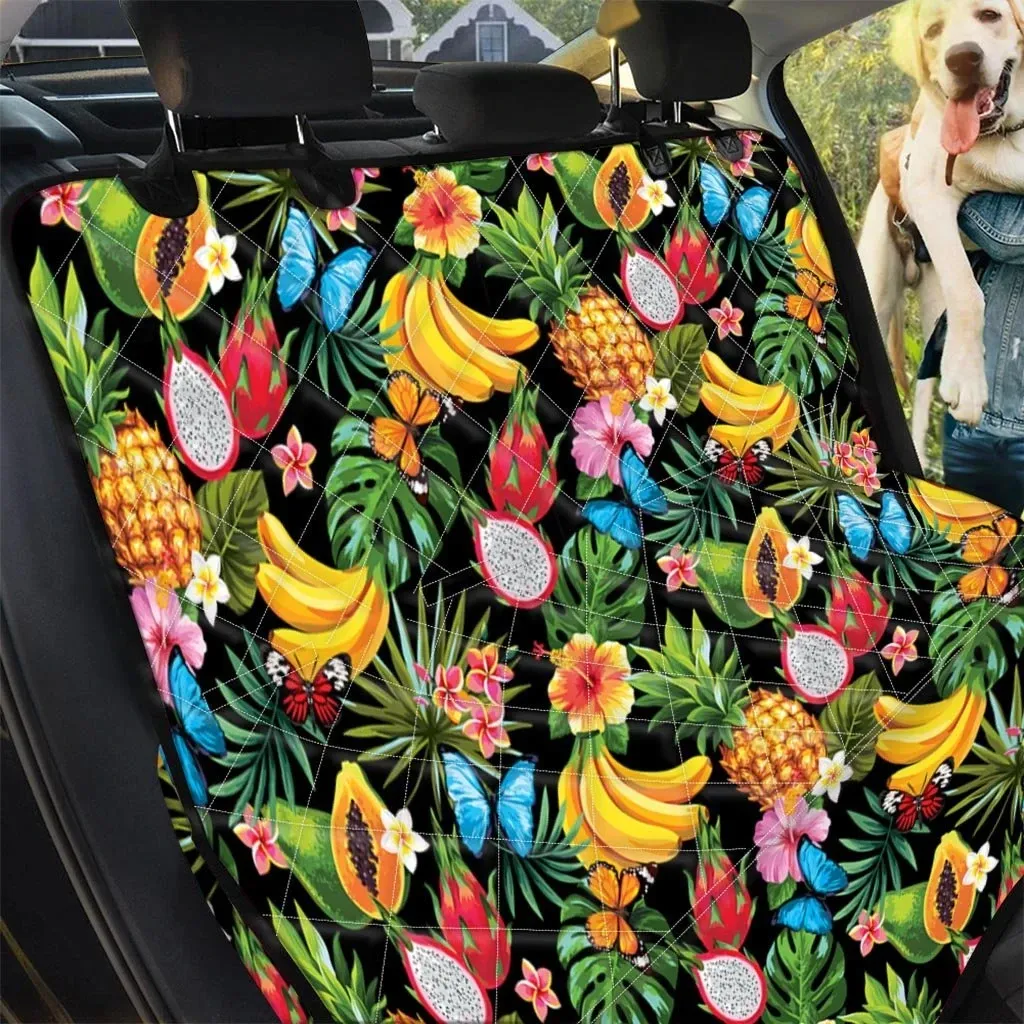 Tropical Fruits Pattern Car Back Seat Cover Dog Car Seat Covers - 3961f91ae6cb Tropical Fruits Pattern Car Back Seat Cover Dog Car Seat Covers - 3961f91ae6cb