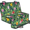 Tropical Hibiscus Flowers Pattern Print Pet Car Back Seat Cover - 8fb786f6accf