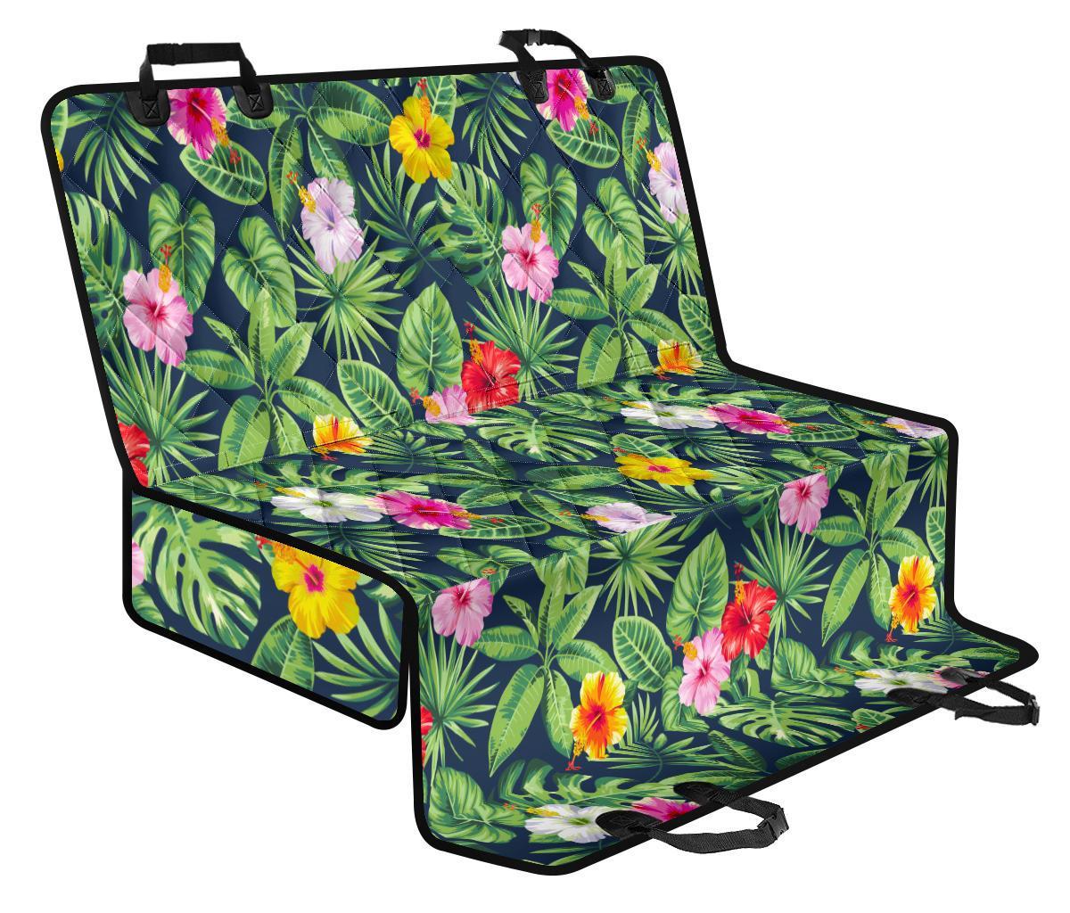 Tropical Hibiscus Flowers Pattern Print Pet Car Back Seat Cover - 8fb786f6accf Tropical Hibiscus Flowers Pattern Print Pet Car Back Seat Cover - 8fb786f6accf
