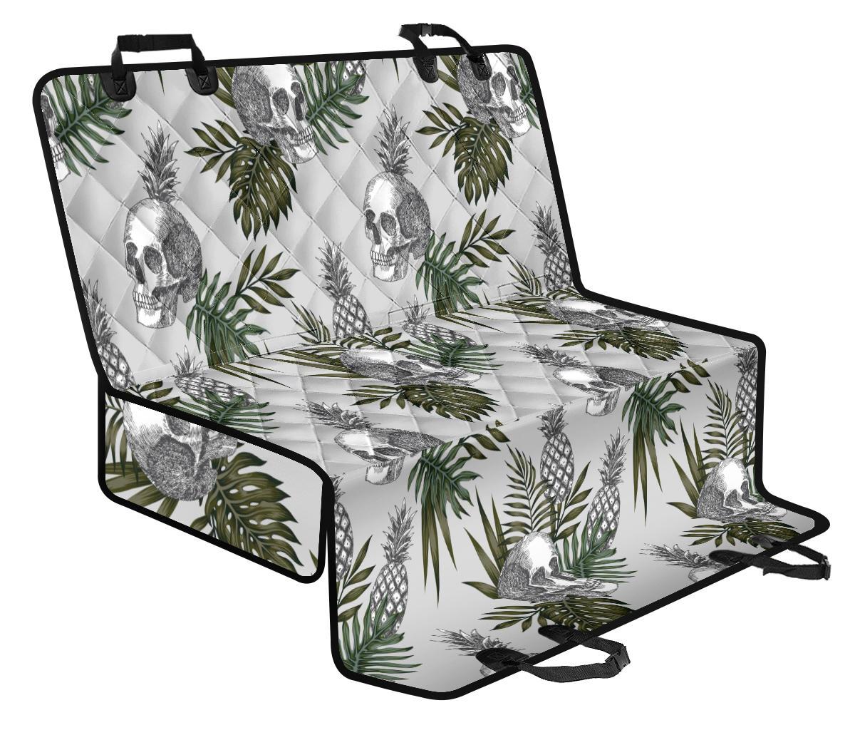 Tropical Pineapple Skull Pattern Print Pet Car Back Seat Cover - 73164326147e Tropical Pineapple Skull Pattern Print Pet Car Back Seat Cover - 73164326147e