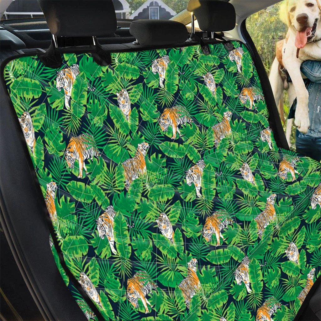 Tropical Tigers Hide On Green Leaves Design Car Back Seat Cover Dog Car Seat Covers - 6ddc7da5de1f Tropical Tigers Hide On Green Leaves Design Car Back Seat Cover Dog Car Seat Covers - 6ddc7da5de1f