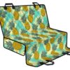 Tropical Vintage Pineapple Pattern Print Pet Car Back Seat Cover - 0296670b2e36