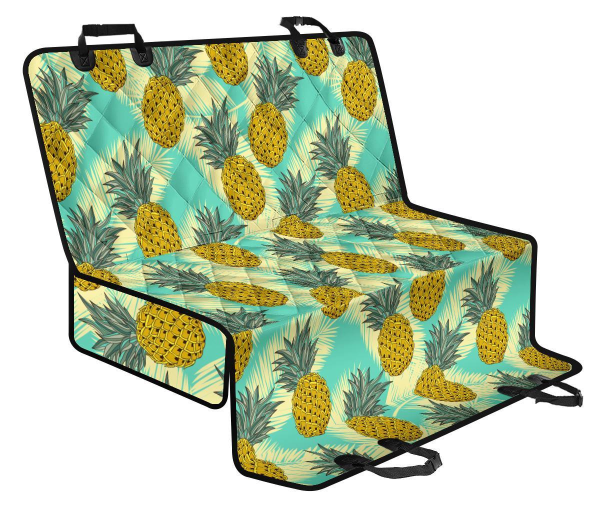 Tropical Vintage Pineapple Pattern Print Pet Car Back Seat Cover - 0296670b2e36 Tropical Vintage Pineapple Pattern Print Pet Car Back Seat Cover - 0296670b2e36