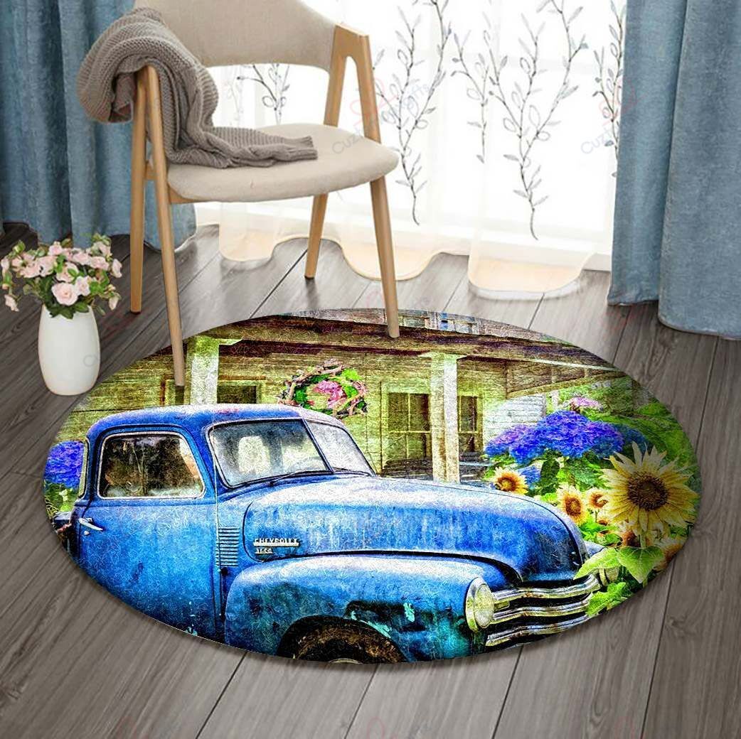 Truck Farm Garden Flower Sunflower Round Carpet Floor Rug Living Room Bedroom Decor Round Area Rug Carpet Truck Farm Garden Flower Sunflower Round Carpet Floor Rug Living Room Bedroom Decor Round Area Rug Carpet