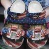 Truck Personalized Clog Custom Crocs Comfortablefashion Style Comfortable For Women Men Kid Print 3D American Flag