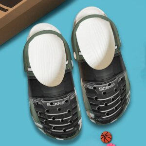 Truck Personalized Clog Custom Crocs Comfortablefashion Style Comfortable For Women Men Kid Print 3D Green Truck