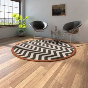 Tuntutuliak Chevron Round Carpet Floor Rug Living Room Bedroom Decor Round Area Rug Carpet