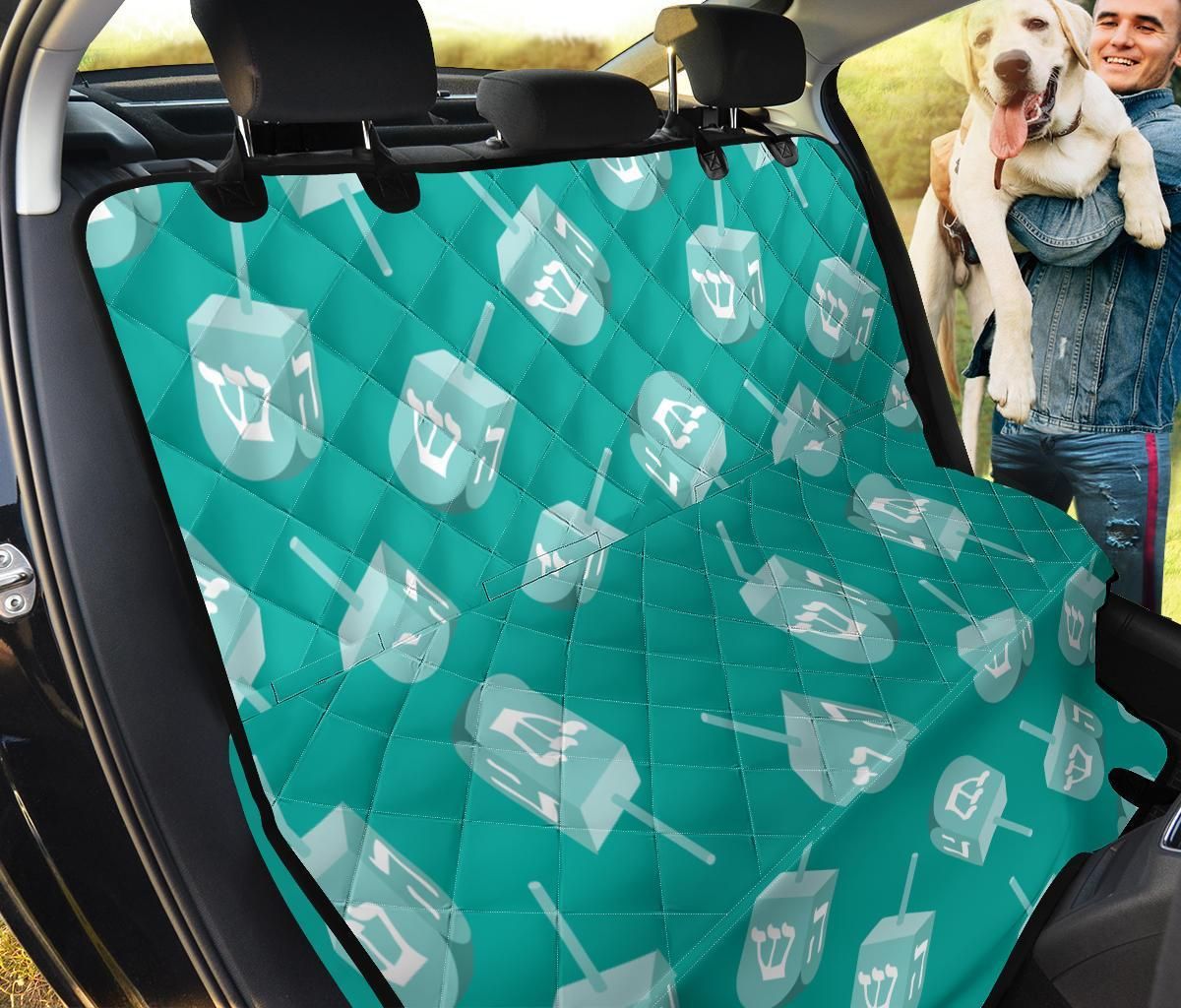 Turquoise Dreidel Pattern Car Back Seat Cover Dog Car Seat Covers - 2bb3f663008b Turquoise Dreidel Pattern Car Back Seat Cover Dog Car Seat Covers - 2bb3f663008b