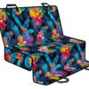 Turquoise Hawaiian Fruits Pattern Print Pet Car Back Seat Cover - 8fbab3d0bebd