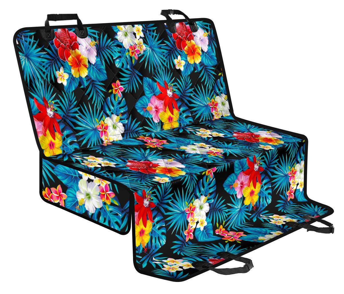 Turquoise Tropical Hawaii Pattern Print Pet Car Back Seat Cover - 030e4822701e Turquoise Tropical Hawaii Pattern Print Pet Car Back Seat Cover - 030e4822701e