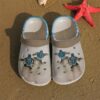 Turtle Move On The Sand Shoes Crocs Clog – Beautiful Beach Shoes Crocbland Clog For Women Man