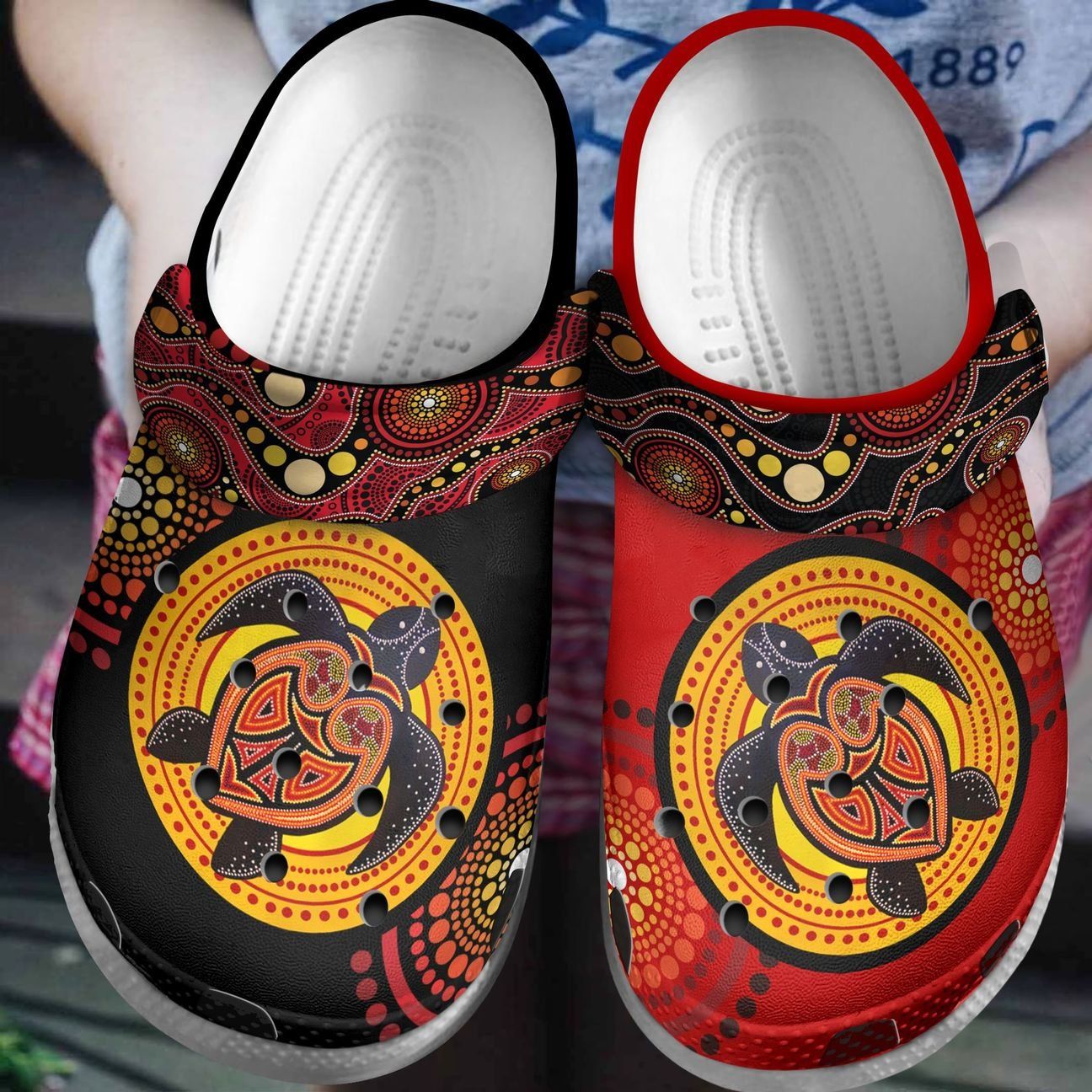 Turtle Personalized Clog Custom Crocs Comfortablefashion Style Comfortable For Women Men Kid Print 3D Boho Turtle Turtle Personalized Clog Custom Crocs Comfortablefashion Style Comfortable For Women Men Kid Print 3D Boho Turtle
