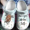 Turtle Personalized Clog Custom Crocs Comfortablefashion Style Comfortable For Women Men Kid Print 3D Just A Girl Who Loves Turtle