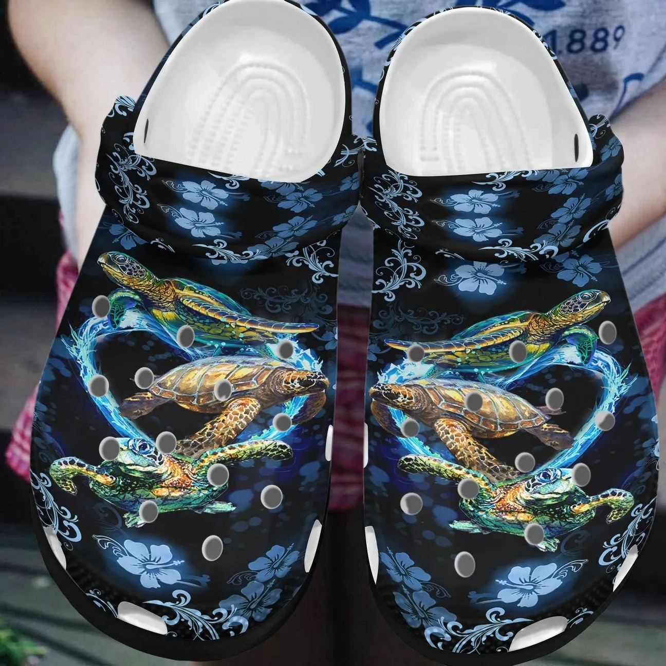 Turtle Personalized Clog Custom Crocs Comfortablefashion Style Comfortable For Women Men Kid Print 3D Just A Girl Who Loves Turtles Turtle Personalized Clog Custom Crocs Comfortablefashion Style Comfortable For Women Men Kid Print 3D Just A Girl Who Loves Turtles