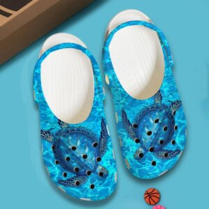 Turtles Personalized Clog Custom Crocs Comfortablefashion Style Comfortable For Women Men Kid Print 3D Lovely Turtles