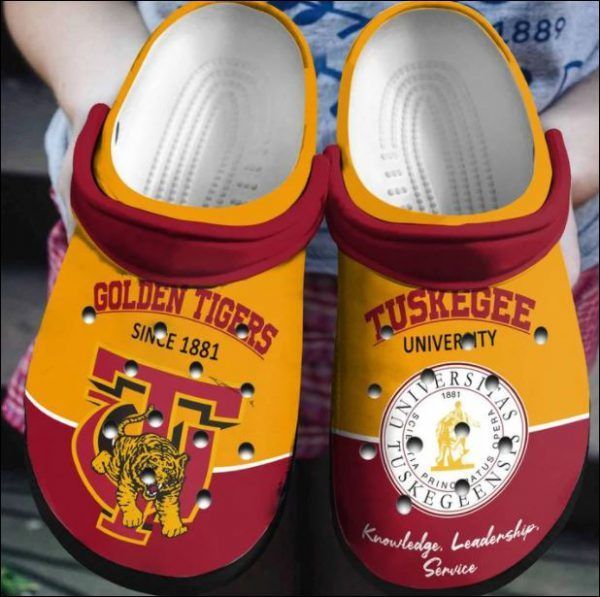 Tuskegee University Golden Tiger Crocs Clog Clog Shoes Tuskegee University Golden Tiger Crocs Clog Clog Shoes