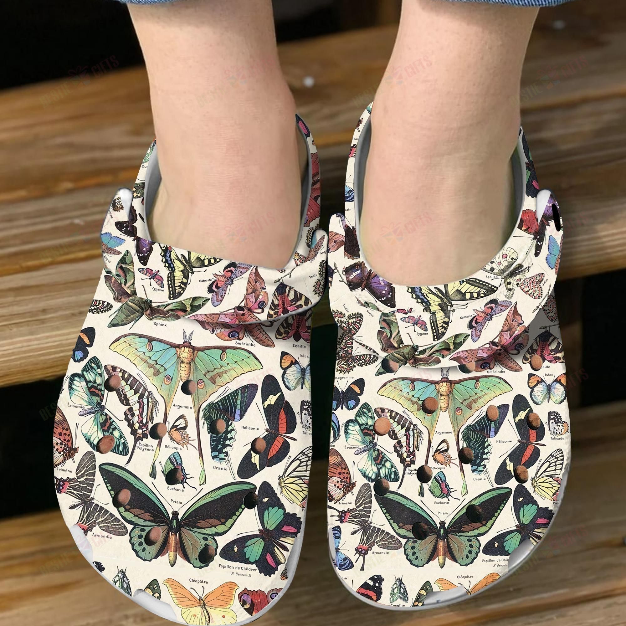 Type Of Butterfly Crocs Clog Classic Clogs Shoes Type Of Butterfly Crocs Clog Classic Clogs Shoes
