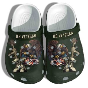 U.S. Veteran Shoes Crocs Clog – Customize Shoes Crocbland Clog For Man