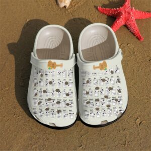 Ukulele Personalized Clog Custom Crocs Comfortablefashion Style Comfortable For Women Men Kid Print 3D Ukulele Chords
