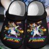 Unicon Personalized Clog Custom Crocs Comfortablefashion Style Comfortable For Women Men Kid Print 3D Pride