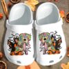 Unicorn Dabbing Dance In Halloween Day Shoes Clog – Halloween Castle Crocs Clog Crocband Clog Birthday Gift For Man Woman