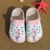 Unicorn Floating Sku 2555 Crocs Crocband Clog Comfortable For Mens Womens Classic Clog Water Shoes