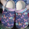 Unicorn Personalize Clog Custom Crocs Fashionstyle Comfortable For Women Men Kid Print 3D Baby Purple