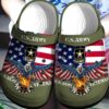 Us Army Veteran Crocs Crocband Clog Comfortable For Mens Womens Classic Clog Water Shoes