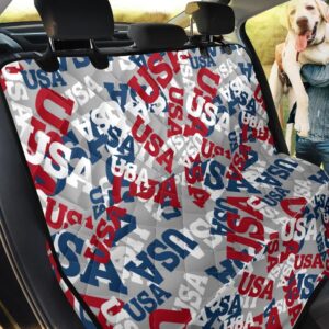 Usa Patriot Pattern Car Back Seat Cover Dog Car Seat Covers - 8bde892a226f