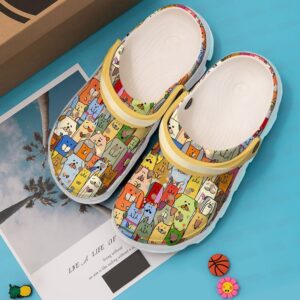 Vet Tech Cats And Dogs Doodles Sku 2568 Crocs Crocband Clog Comfortable For Mens Womens Classic Clog Water Shoes