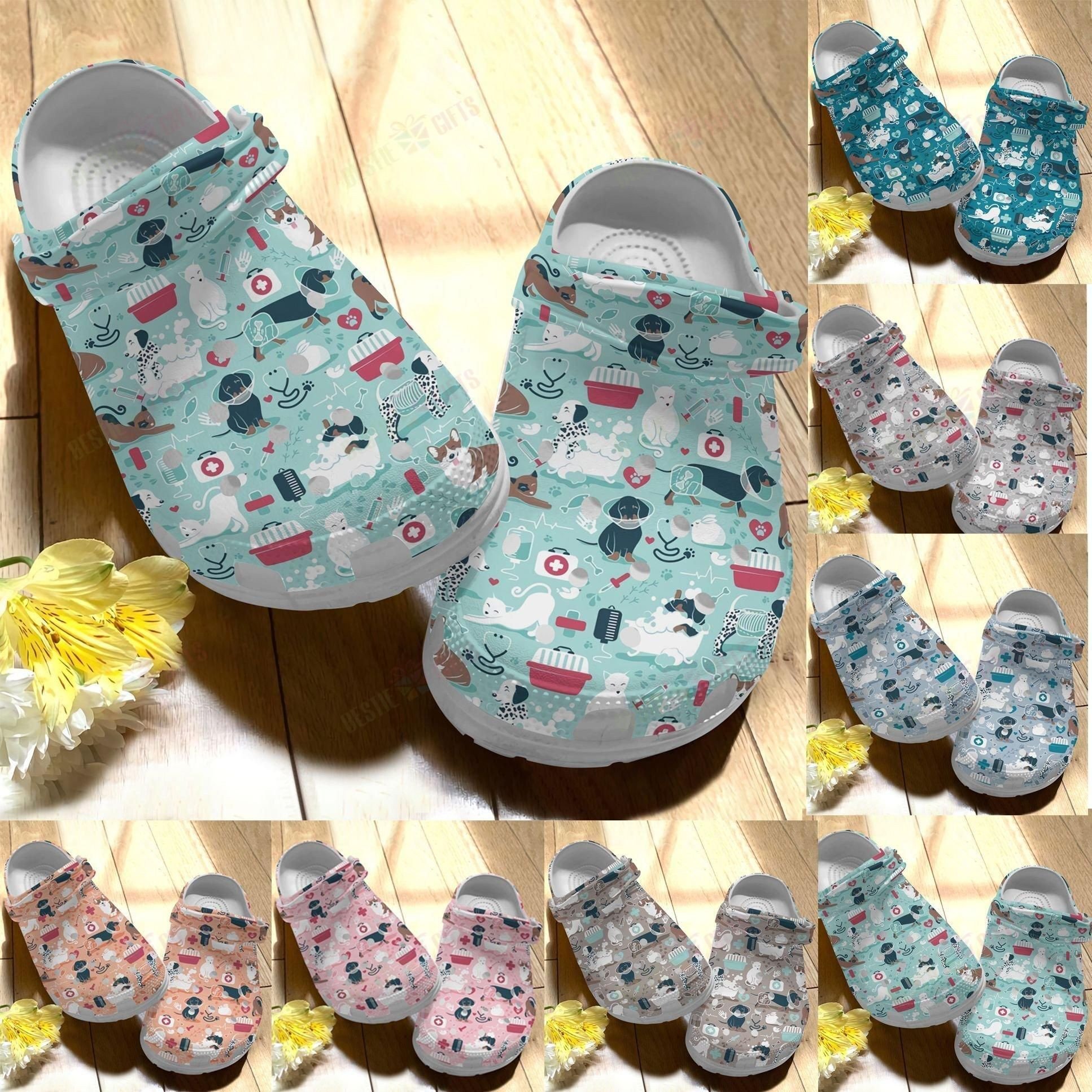 Vet Tech Crocs Clog Classic Clog Color Series Shoes Vet Tech Crocs Clog Classic Clog Color Series Shoes