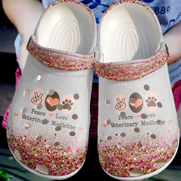 Vet Tech Peace Love Veterinary Medicine Sku 2578 Crocs Crocband Clog Comfortable For Mens Womens Classic Clog Water Shoes Vet Tech Peace Love Veterinary Medicine Sku 2578 Crocs Crocband Clog Comfortable For Mens Womens Classic Clog Water Shoes