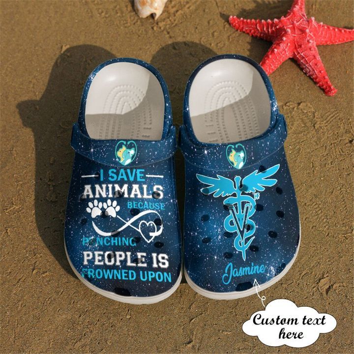 Vet Tech Personalized I Save Animals Sku 2593 Crocs Crocband Clog Comfortable For Mens Womens Classic Clog Water Shoes Vet Tech Personalized I Save Animals Sku 2593 Crocs Crocband Clog Comfortable For Mens Womens Classic Clog Water Shoes